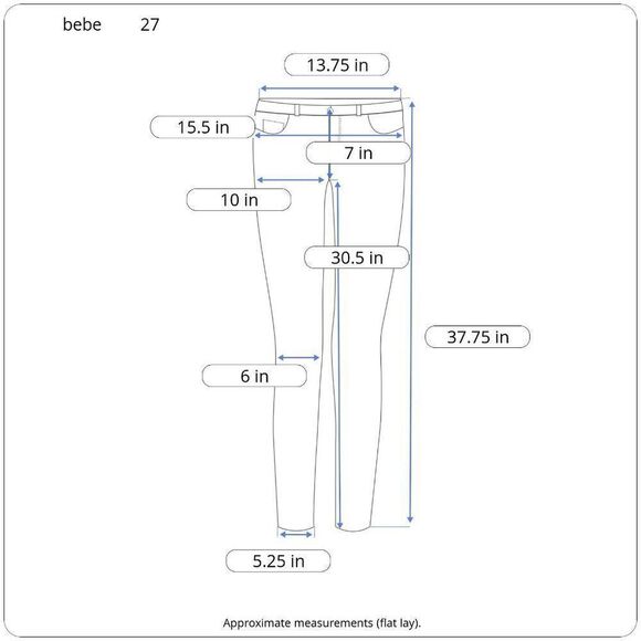 bebe Skinny Jeans - Dark Wash - Picture 10 of 10